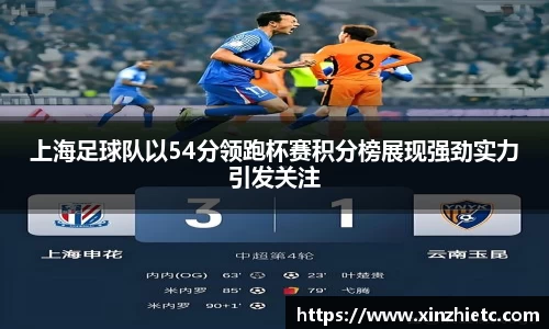上海足球队以54分领跑杯赛积分榜展现强劲实力引发关注